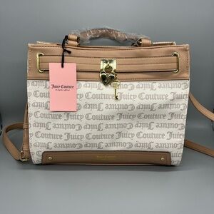 Juicy couture under lock & key satchel purse